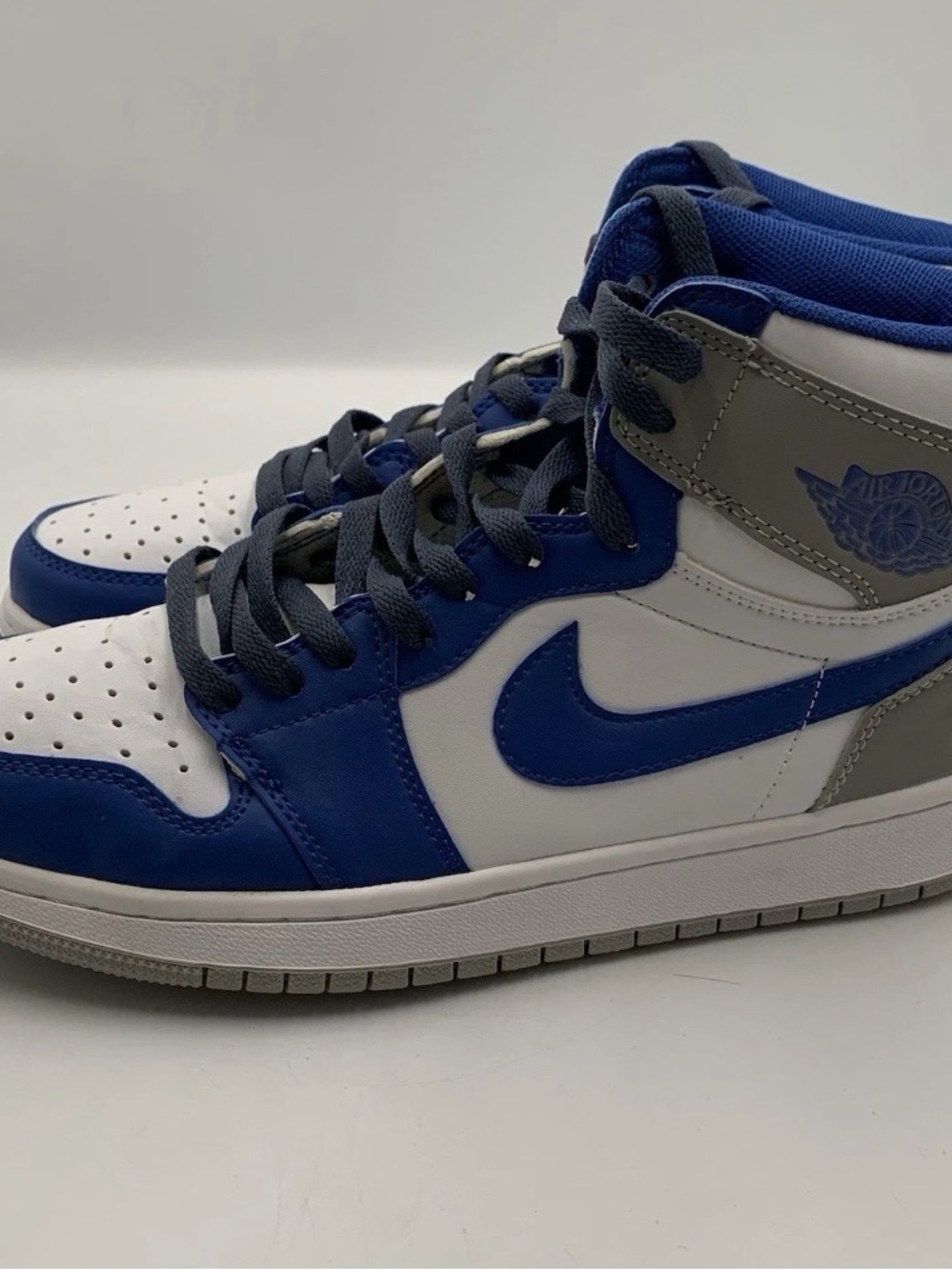 Nike Air Jordan 1 Retro OG High True Blue Sneakers DZ5485-410 Size 10
